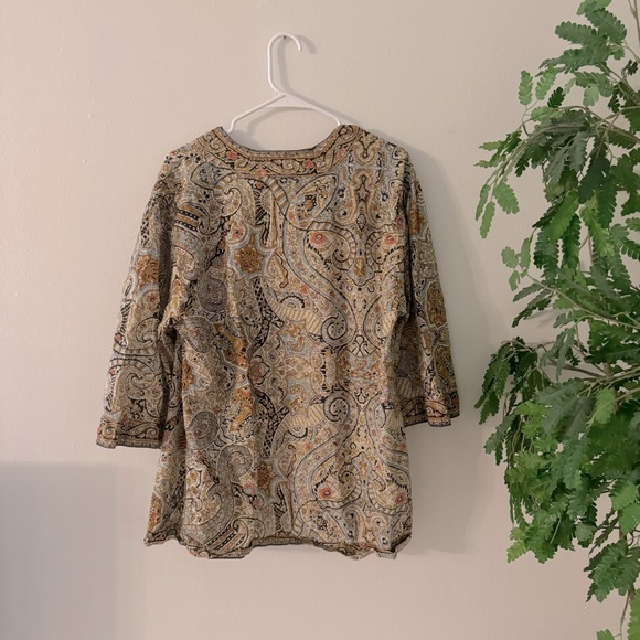 Cleobella Evereve Kaleidoscope Wrap Kimono Top - Picture 6 of 6